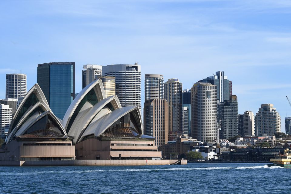 The Sydney skyline with Sydney Opera House in the foreground. Photo: Getty